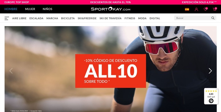 SportOkay.com startet in Spanien: Neue Ära des Online-Sportartikelhandels