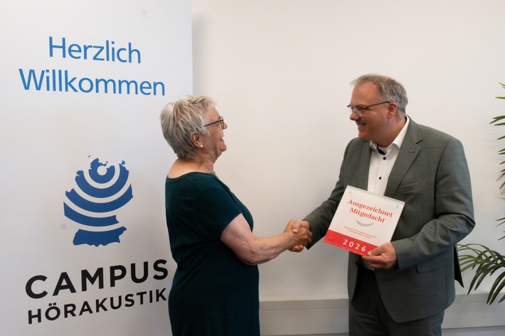 Auszeichnung für gelebte Inklusion in Bildung und Beruf / Campus Hörakustik erhält Gütesiegel des SoVD Schleswig-Holstein