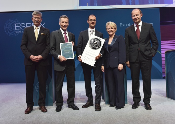 Schweizerische Post gewinnt den ESPRIX Swiss Award for Excellence 2015 (BILD)