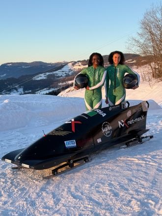 Golden Underdogs: Team Nigeria bei Bob-Legende Sandra Kiriasis im Trainingslager Hachenburg/Westerwald