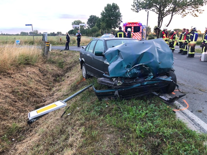 FW Kranenburg: Verkehrsunfall-Notruf per E-Call