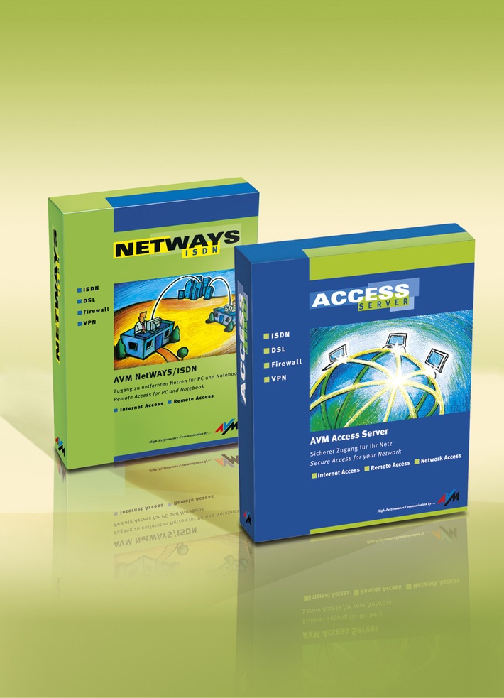 AVM mit neuen Produkten für Fernzugriff ab sofort im Handel / Kostengünstige und sichere Geschäftskommunikation über VPN und ISDN auch für mittelständische Unternehmen
