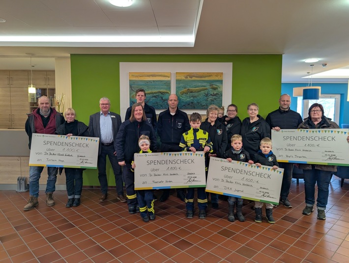 Dr. Becker Klinik Norddeich spendet 4.400 Euro