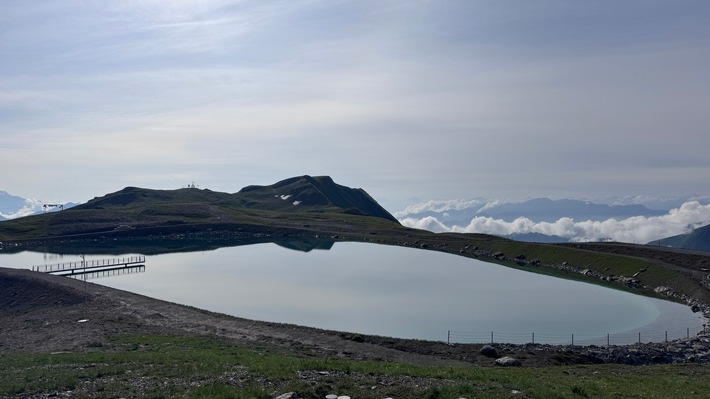 Höhenrekordversuch am Pizol der Jungfeuerwehren im Wassertransport