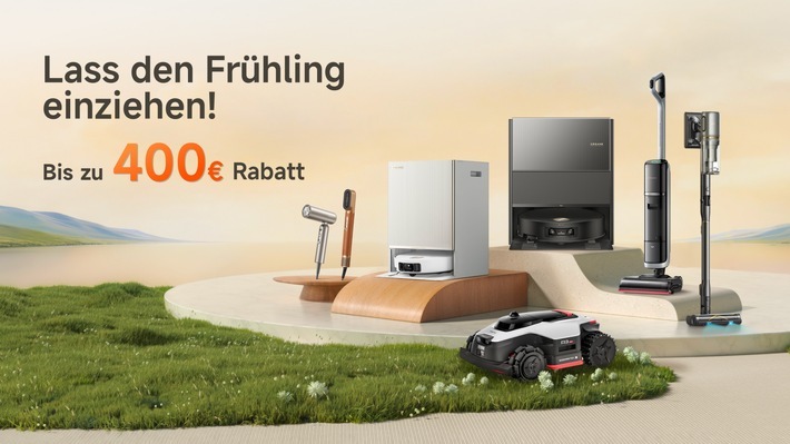 Dreame Spring Cleaning / Weiterer Text über ots und www.presseportal.de/nr/173033 / Die Verwendung dieses Bildes für redaktionelle Zwecke ist unter Beachtung aller mitgeteilten Nutzungsbedingungen zulässig und dann auch honorarfrei. Veröffentlichung ausschließlich mit Bildrechte-Hinweis.