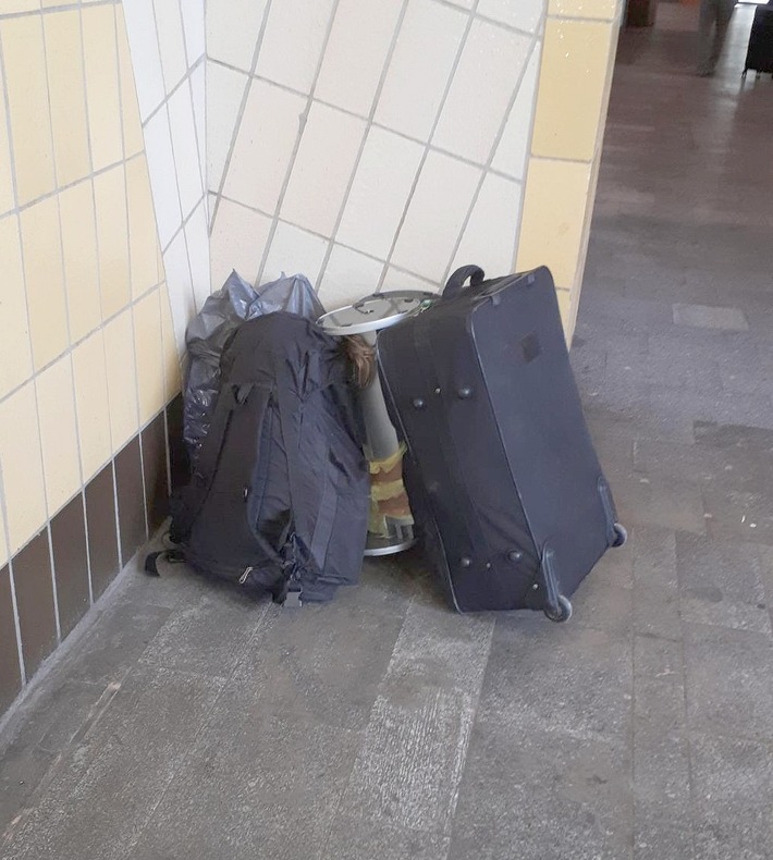 BPOLI MD: Abgestelltes Gepäck sorgt für erneute Sperrung des Hauptbahnhofes Dessau