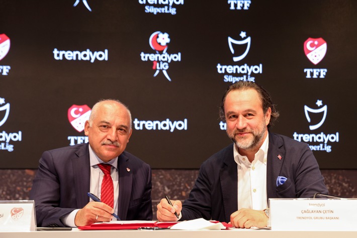 Trendyol wird Namenssponsor der türkischen Süper Lig und der zweiten Liga für die Saison 2023/2024