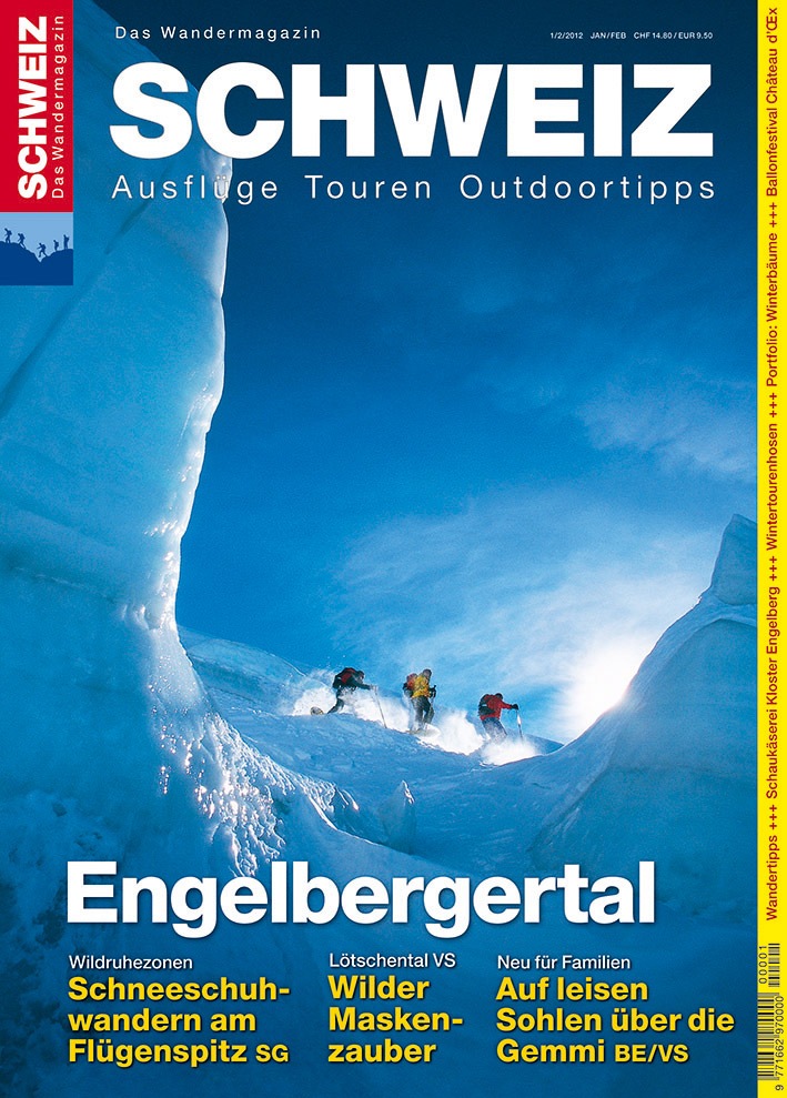 Wandermagazin SCHWEIZ im Januar_Februar_2012: «Perfect Days» im Engelbergertal