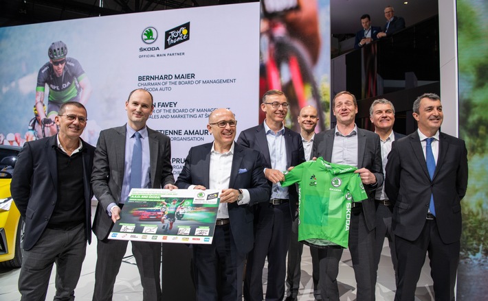 SKODA verlängert Sponsoring-Partnerschaft mit Tour de France-Veranstalter A.S.O. bis 2023 (FOTO)