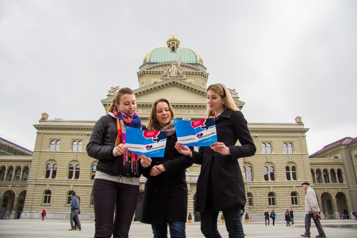 easyvote: Jugendprojekt kämpft gegen die tiefe Stimmbeteiligung der jungen Erwachsenen! (BILD)