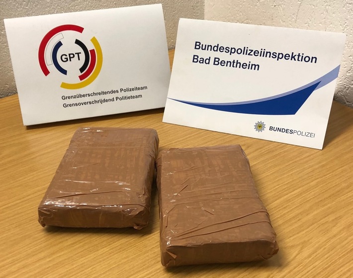 BPOL-BadBentheim: Kokain im Wert von circa 143.000,- Euro beschlagnahmt