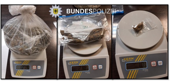 BPOL NRW: Den richtigen Spürsinn: Bundespolizei stellt Jugendlichen mit ca. 130g Cannabisblüten