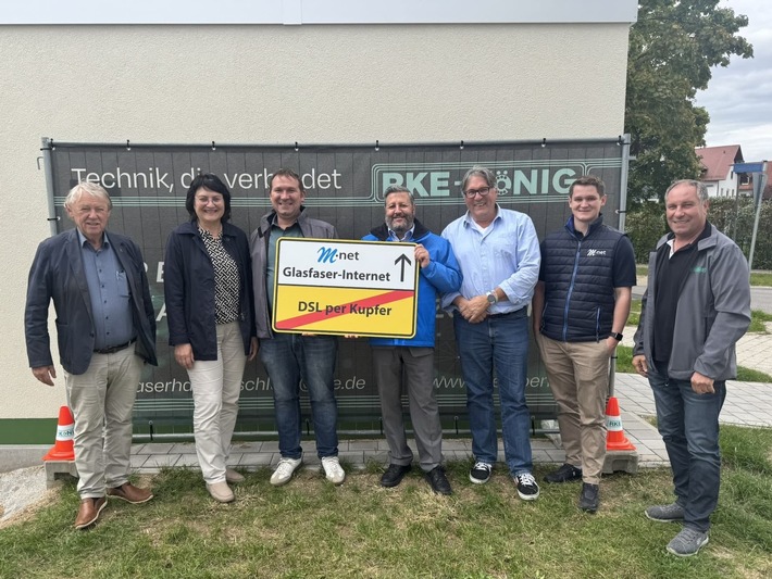 Glasfaseranschlüsse von M-net für rund 600 Haushalte in Hohenthann