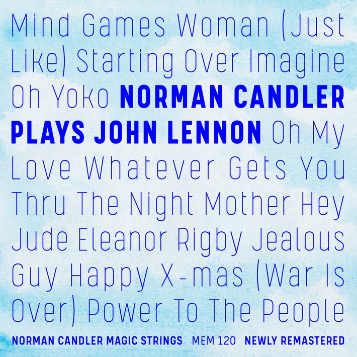 INTERSOUND releases tribute to ex-Beatle Norman Candler reinterprets John Lennon