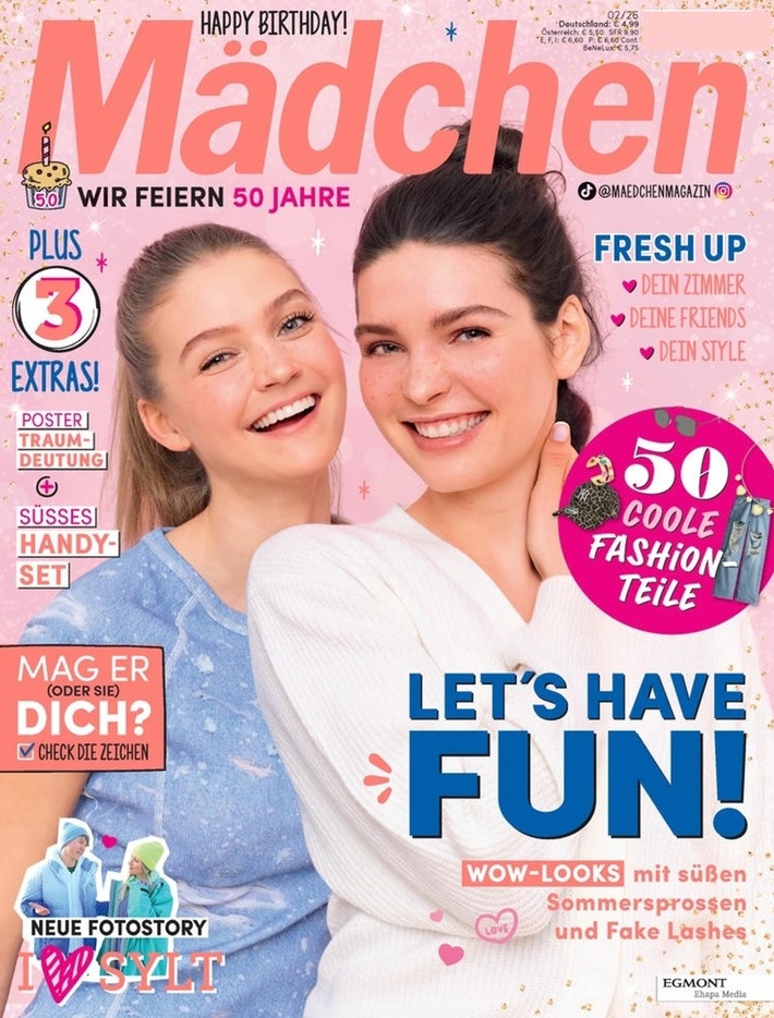 Egmont Ehapa Media feiert 50 Jahre „Mädchen“