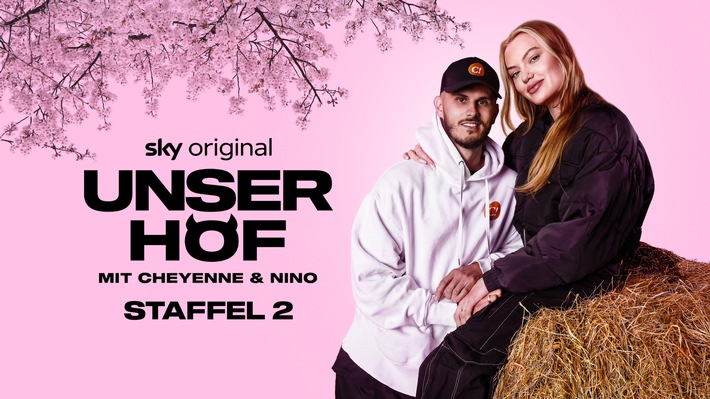 Die zweite Staffel "Unser Hof - Mit Cheyenne und Nino" ab dem 30. September exklusiv auf Sky und dem Streaming-Service WOW