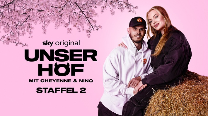 Die zweite Staffel &quot;Unser Hof - Mit Cheyenne und Nino&quot; ab dem 30. September exklusiv auf Sky und dem Streaming-Service WOW