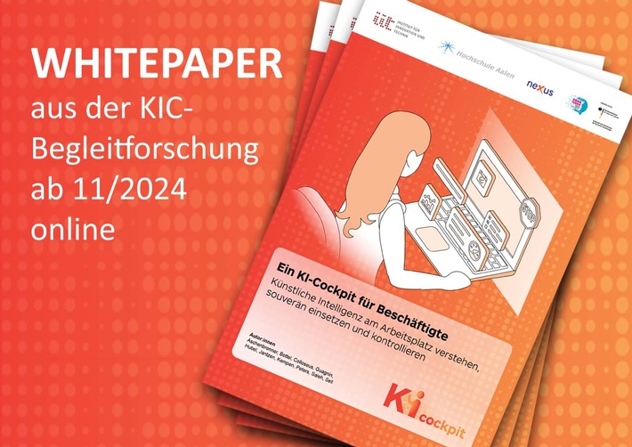 Whitepaper zum Projekt „KI-Cockpit“ gibt wichtige Impulse für eine zukunftsfähige, menschenzentrierte Arbeitswelt