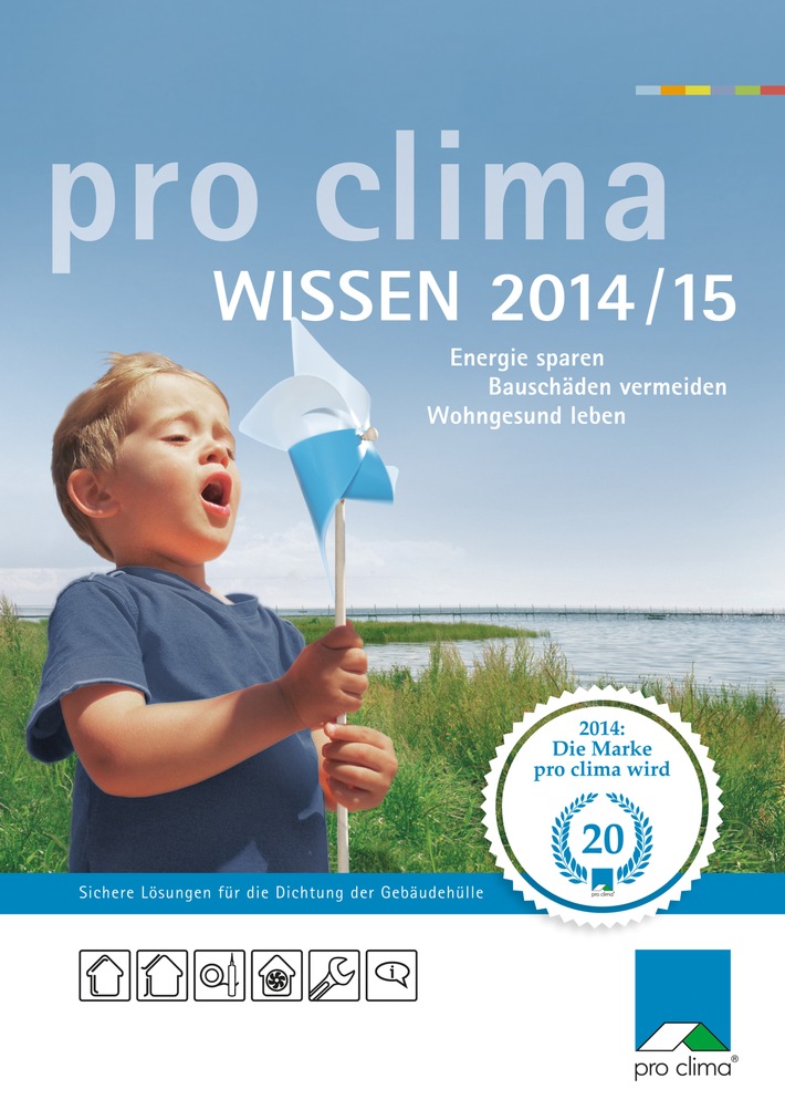 Neues Planungs- und Sanierungshandbuch zur perfekten Dichtung der Gebäudehülle / pro clima WISSEN 2014/15 ab sofort verfügbar (FOTO)