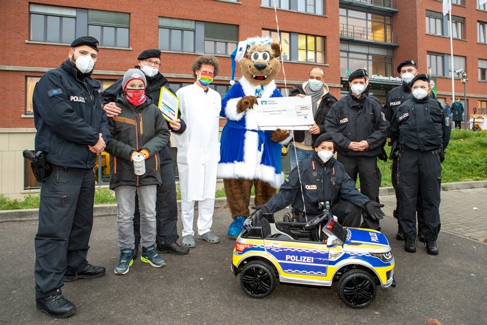 Hertha BSC und die Berliner Polizei bringen Kinderaugen zum Leuchten