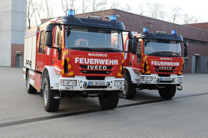 FW-Dorsten: Neue Fahrzeuge für die Feuerwehr Dorsten

Ersatzbeschaffungen für Löschzüge Rhade und Altendorf-Ulfkotte
