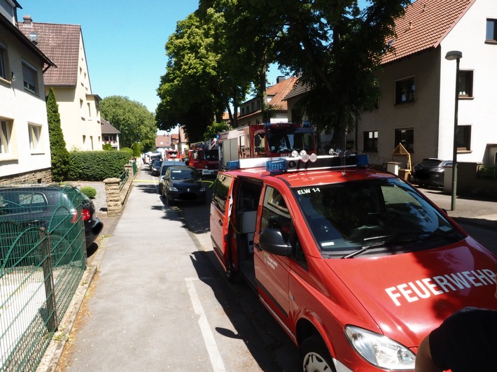 FW-MK: Zimmerbrand im Dachgeschoss