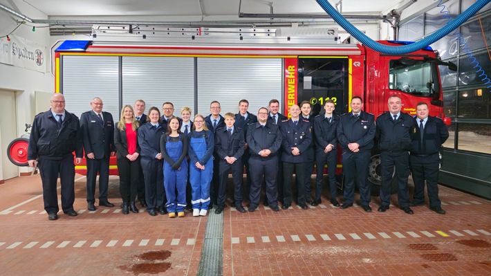 FFW Schiffdorf: Jahreshauptversammlung Ortsfeuerwehr Spaden - Ereignisreiches Jahr und neue Technik