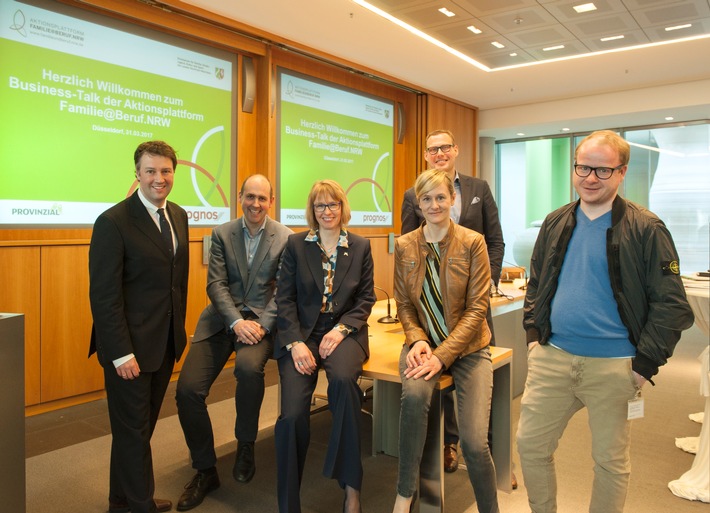 NRW-Familienministerin Christina Kampmann zu Gast bei der Provinzial Rheinland / Business Talk zum Thema "Familienfreundlichkeit als Attraktivitätsfaktor"