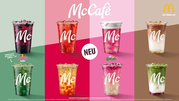 McCafé Drinks Produktübersicht / Weiterer Text über ots und www.presseportal.de/nr/52942 / Die Verwendung dieses Bildes für redaktionelle Zwecke ist unter Beachtung aller mitgeteilten Nutzungsbedingungen zulässig und dann auch honorarfrei. Veröffentlichung ausschließlich mit Bildrechte-Hinweis.