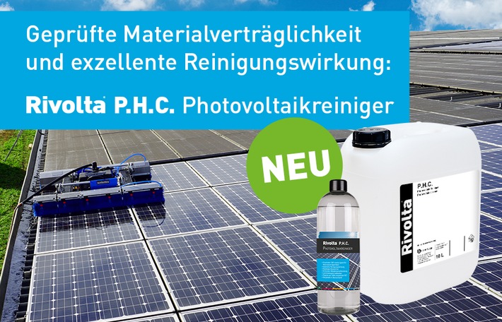 Geprüfte Sicherheit für die Photovoltaikreinigung: Rivolta P.H.C.