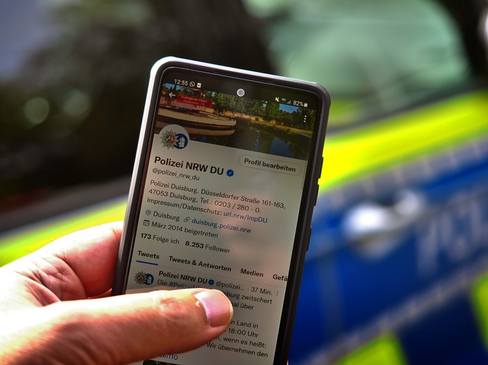 POL-DU: Bundesweiter Twitter-Marathon am Tag des Notrufs: Polizei Duisburg twittert live aus dem Einsatzraum