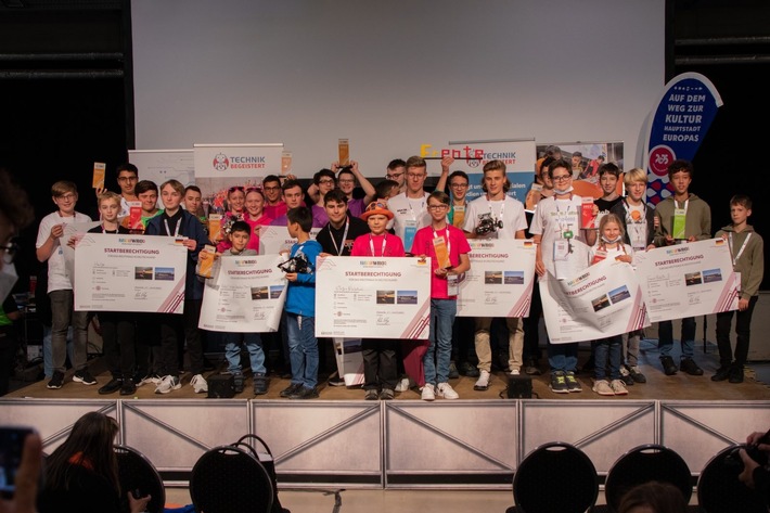 Roboterfinale der World Robot Olympiad in Chemnitz