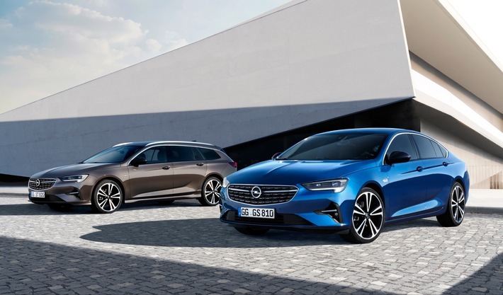 Opel Insignia Grand Sport und Insignia Sports Tourer. Weiterer Text über ots und www.presseportal.de/nr/59486 / Die Verwendung dieses Bildes ist für redaktionelle Zwecke honorarfrei. Veröffentlichung bitte unter Quellenangabe: "obs/Opel Automobile GmbH"