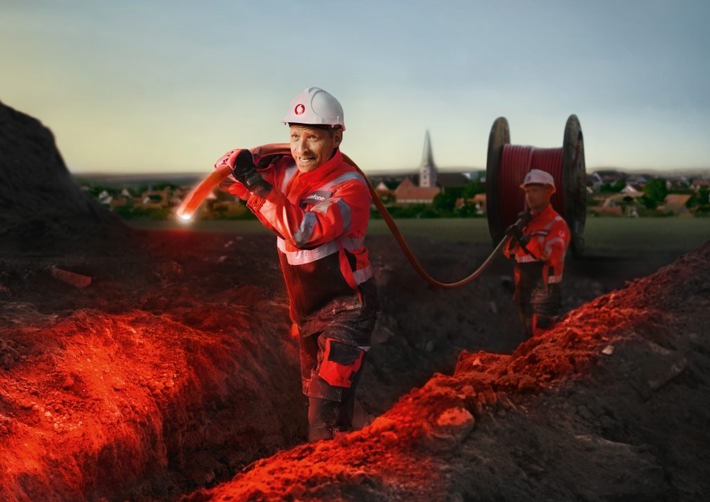 Vodafone plant Glasfaser-Ausbau in Aachen