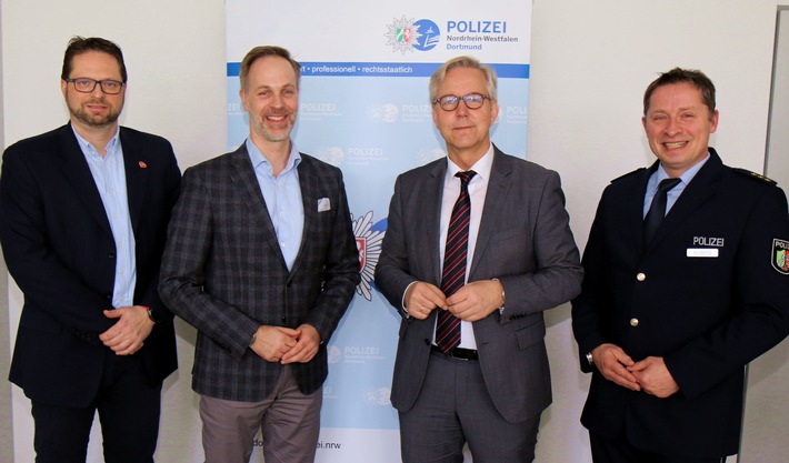 POL-DO: Polizeipräsident Gregor Lange empfängt den Bundesvorsitzenden des BdK Sebastian Fiedler