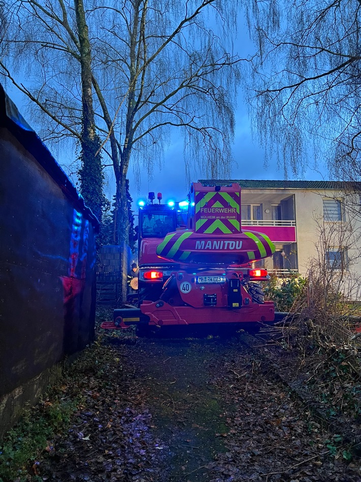 FW-MH: Sturm- und Hochwasserlage in Mülheim