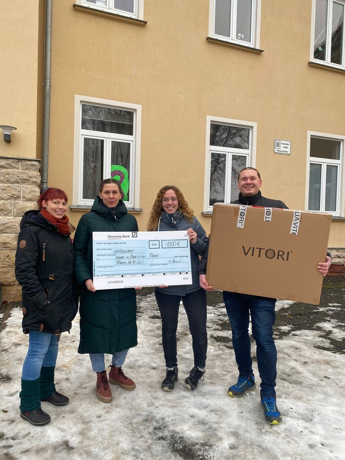 VITORI unterstützt Kinder- und Jugendheim in Ranis mit weihnachtlicher Spende