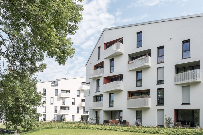 Bezahlbarer Wohnungsbau am Beispiel des Wohnquartiers Ludwigshöhe in Kempten von f64 Architekten