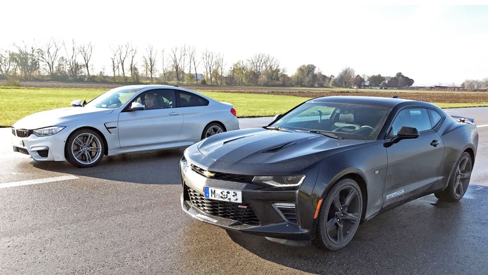 GRIP - Das Motormagazin: "Chevy Camaro gegen BMW M4"