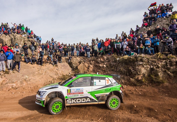 Rallye Portugal: SKODA Werksfahrer Pontus Tidemand hat den Hattrick in der WRC 2 im Visier