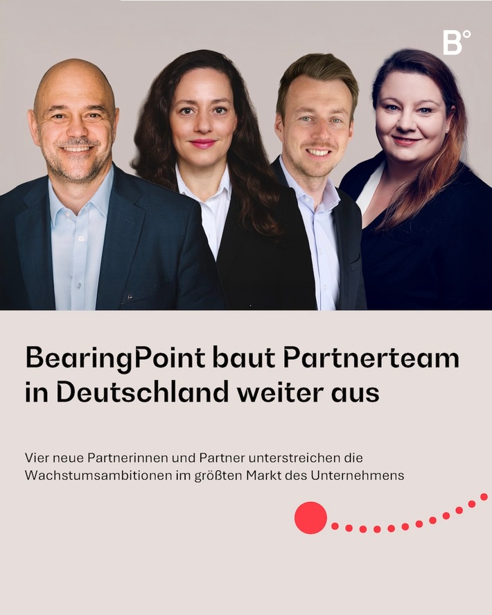 BearingPoint baut Partnerteam in Deutschland weiter aus