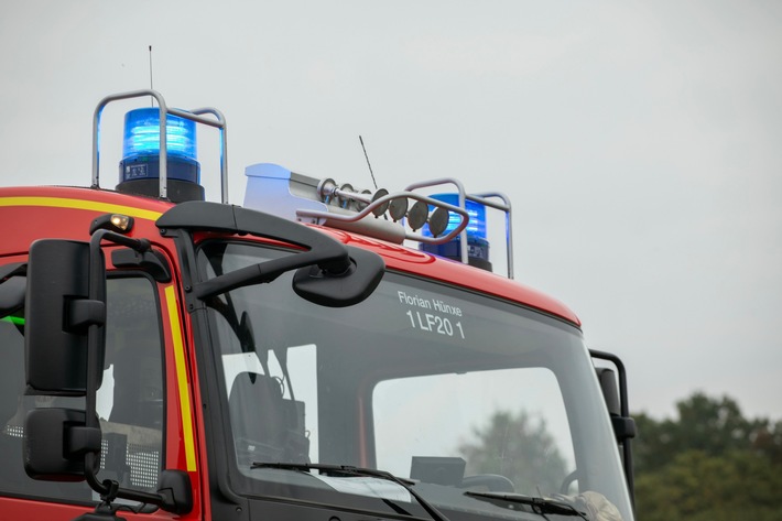 FW Hünxe: Gemeldeter Lkw-Brand auf der BAB 3