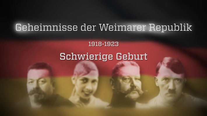 &quot;Geheimnisse der Weimarer Republik&quot;: ZDFinfo-Doku-Dreiteiler über den Weg von der &quot;schwierigen Geburt&quot; 1918 bis zum &quot;Weg in den Abgrund&quot; 1933