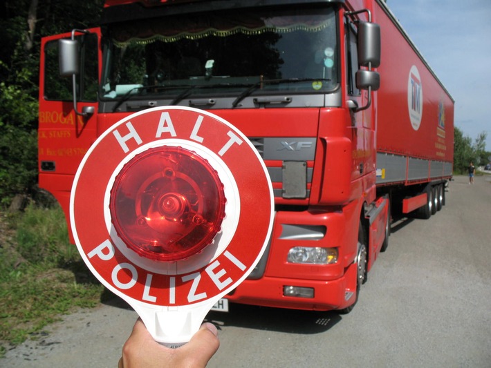 POL-PPWP: Lastwagenfahrer halten sich an Durchfahrtsverbot