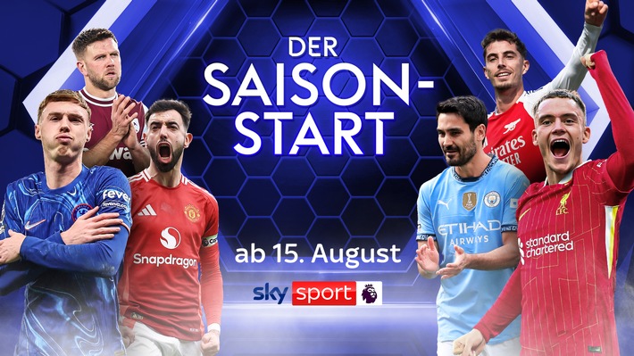 Die neue "GOAL RUSH - Premier League Konferenz" künftig immer samstags live bei Sky Sport