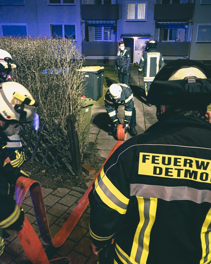 FW-DT: Feuer MiG (Menschenleben in Gefahr)- Bewohner gerettet