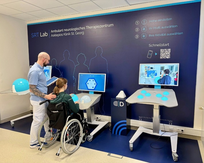 Neue Dimension der Neurorehabilitation: Asklepios Klinik St. Georg eröffnet innovatives Ambulantes Neurologisches Therapiezentrum mit vier spezialisierten Reha-Labs
