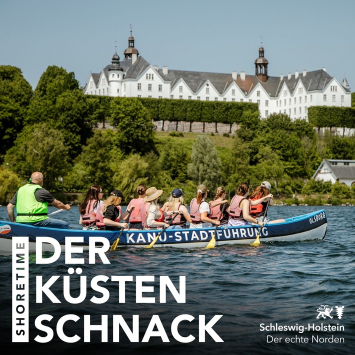 Neue Podcast-Episode aus dem Reiseland Schleswig-Holstein: Paddeln, Plaudern, Staunen – Plön per Kanu entdecken
