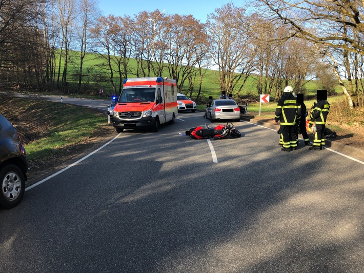 POL-PDKL: Motorradfahrer schwer verletzt
