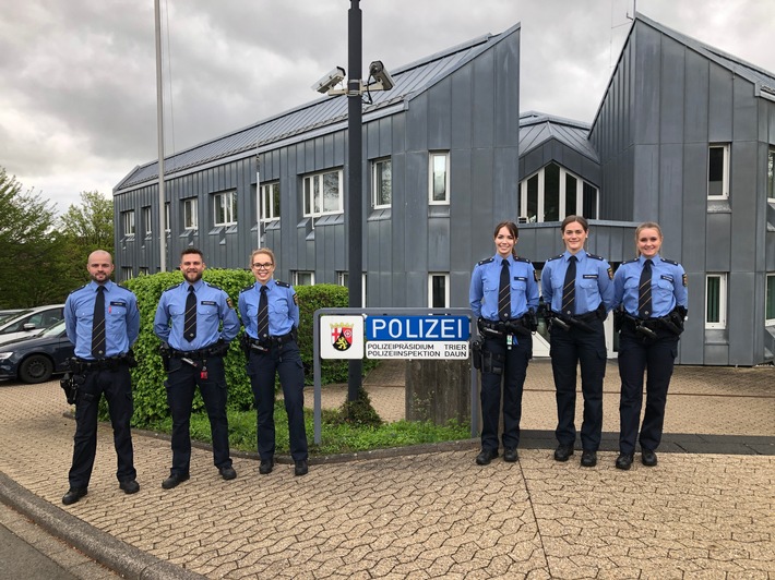 POL-PDWIL: neue Kolleg*innen im Team der Polizeiinspektion Daun / Polizeiwache Gerolstein angekommen